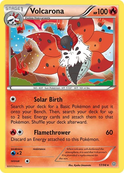 AOR: Volcarona (17) (Reverse Holofoil)