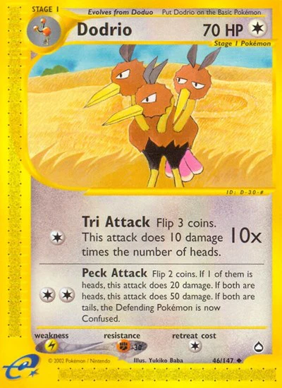 AQ: Dodrio (Reverse Holofoil)