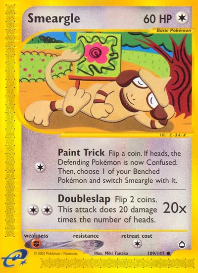 AQ: Smeargle (Reverse Holofoil)