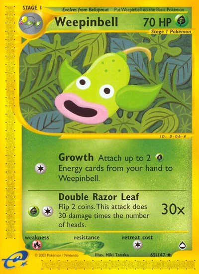 AQ: Weepinbell (Reverse Holofoil)