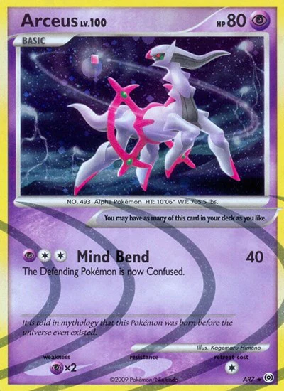 AR: Arceus (AR7) (Holofoil)