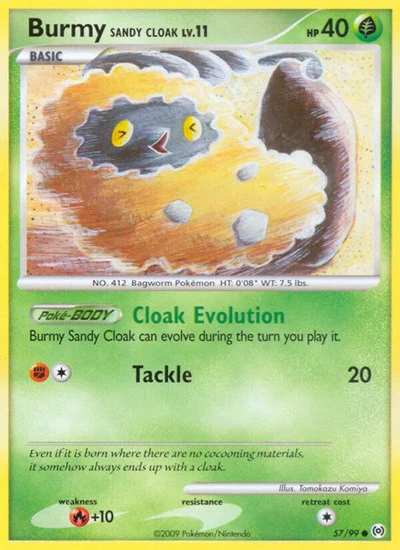 AR: Burmy Sandy Cloak (Reverse Holofoil)