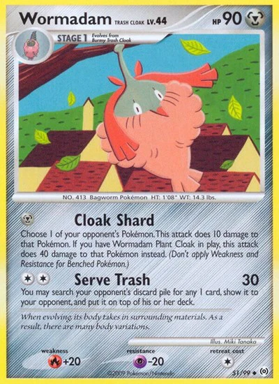AR: Wormadam Trash Cloak (Reverse Holofoil)