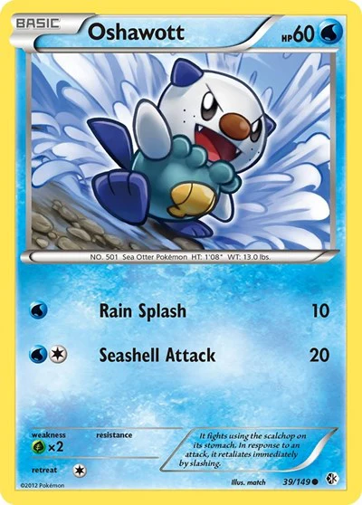 BCR: Oshawott (Reverse Holofoil)