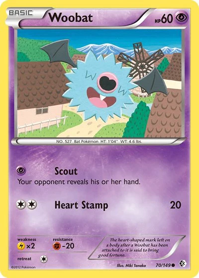 BCR: Woobat (Reverse Holofoil)