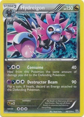 BLE: Hydreigon - 98/124 (Cosmos Holo) (Holofoil)