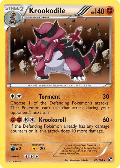 BLW: Krookodile (Reverse Holofoil)