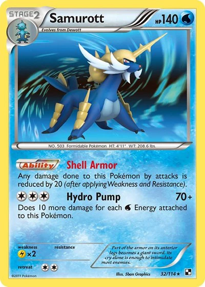BLW: Samurott (32) (Reverse Holofoil)