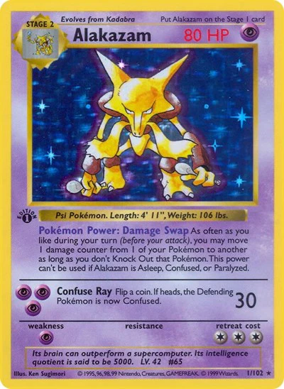 BSS: Alakazam (1st Edition Holofoil)