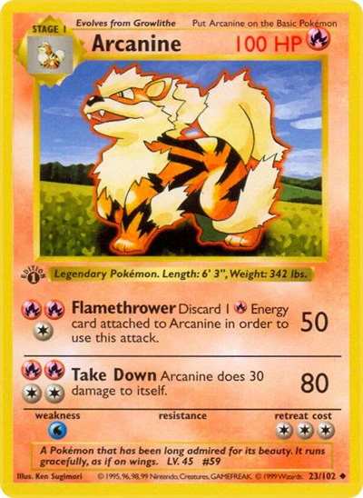 BSS: Arcanine (1st Edition)