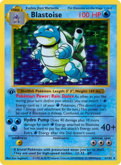 BSS: Blastoise (1st Edition Holofoil)