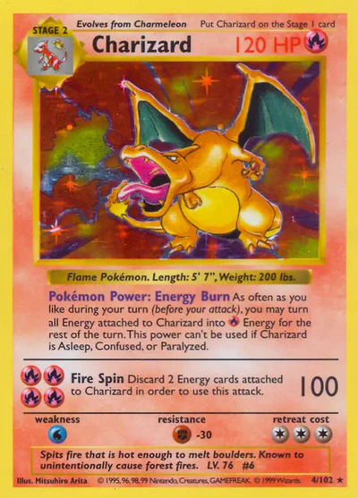 BSS: Charizard (Unlimited Holofoil)
