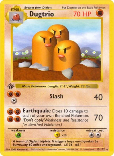 BSS: Dugtrio (1st Edition)