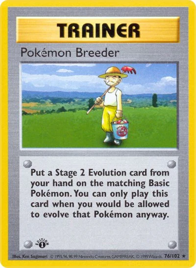 BSS: Pokemon Breeder (1st Edition)