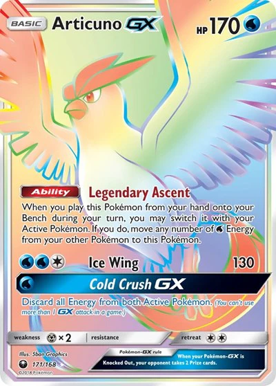 CES: Articuno GX (Secret) (Holofoil)