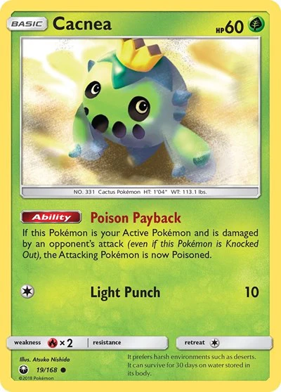 CES: Cacnea (Reverse Holofoil)