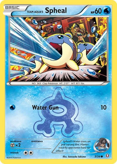 DCR: Team Aqua's Spheal (Reverse Holofoil)