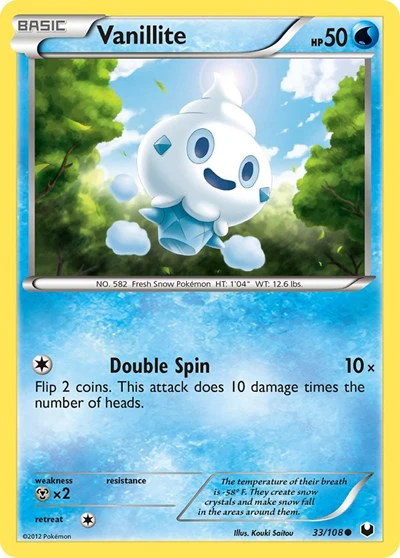 DEX: Vanillite (Reverse Holofoil)