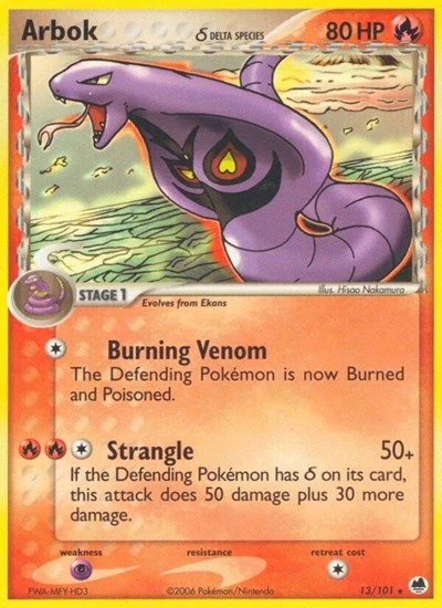 DF: Arbok (Delta Species) (Reverse Holofoil)