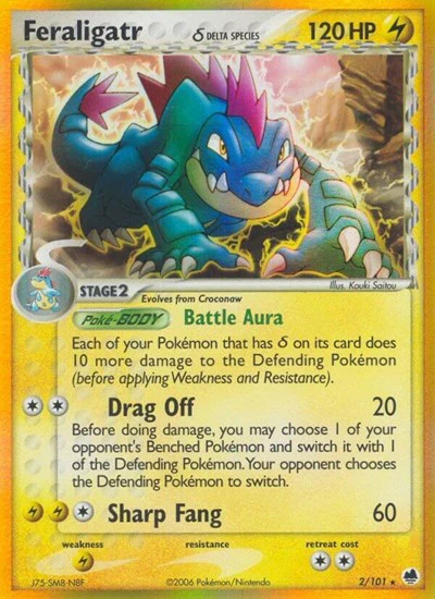 DF: Feraligatr (Delta Species) (Holofoil)