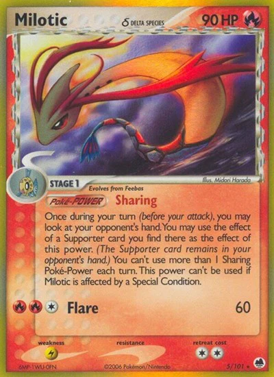 DF: Milotic (Delta Species) (Holofoil)