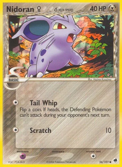 DF: Nidoran F (Delta Species) (Reverse Holofoil)