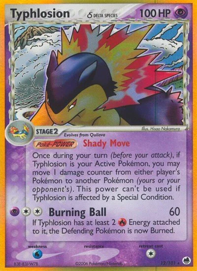 DF: Typhlosion (Delta Species) (Holofoil)