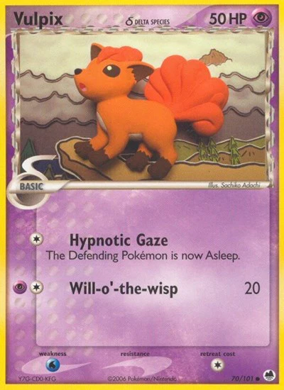 DF: Vulpix (Delta Species) (Reverse Holofoil)