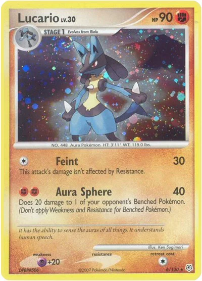 DP: Lucario (Reverse Holofoil)