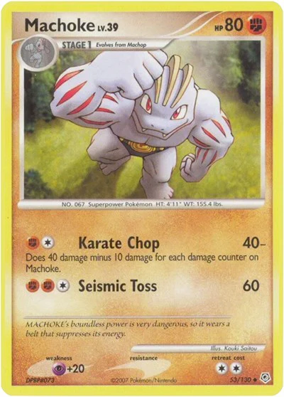 DP: Machoke (Reverse Holofoil)