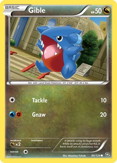 DRX: Gible (86) (Reverse Holofoil)