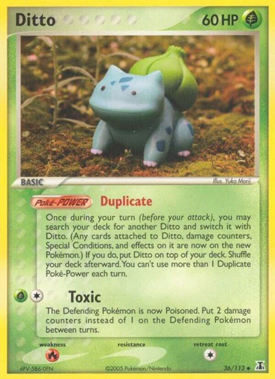 DS: Ditto (Bulbasaur) (Reverse Holofoil)