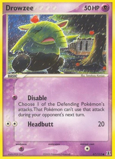 DS: Drowzee (Reverse Holofoil)