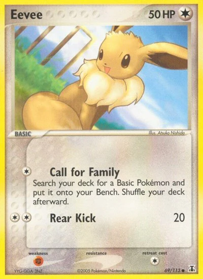 DS: Eevee - 069/113 (Reverse Holofoil)