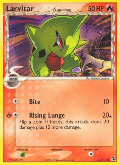 DS: Larvitar (Delta Species) (Reverse Holofoil)