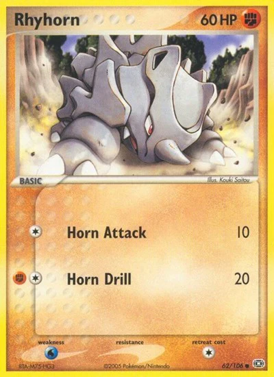 EM: Rhyhorn (Reverse Holofoil)