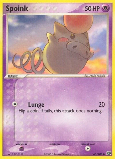 EM: Spoink - 066/106 (Reverse Holofoil)