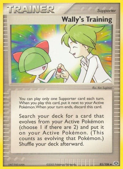 EM: Wally's Training (Reverse Holofoil)
