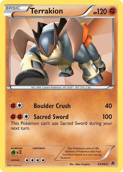 EPO: Terrakion (Holofoil)
