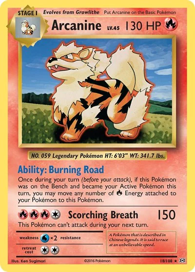 EVO: Arcanine (Reverse Holofoil)