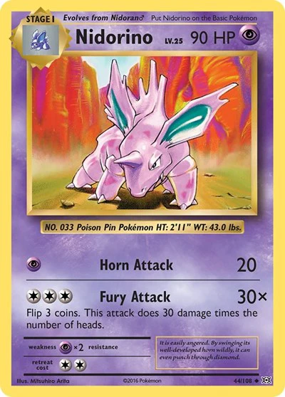 EVO: Nidorino (Reverse Holofoil)