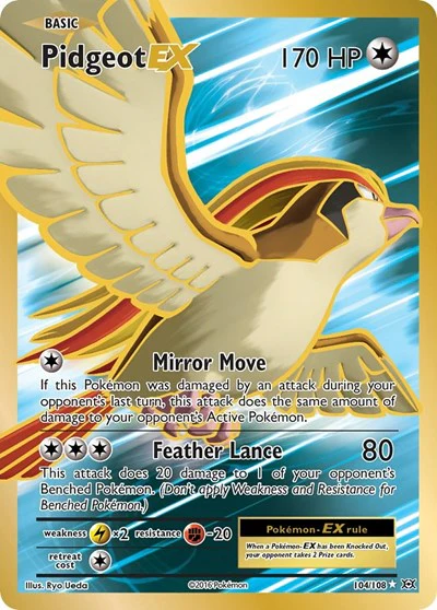 EVO: Pidgeot EX (Full Art) (Holofoil)
