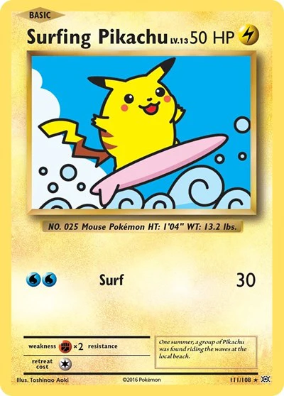 EVO: Surfing Pikachu