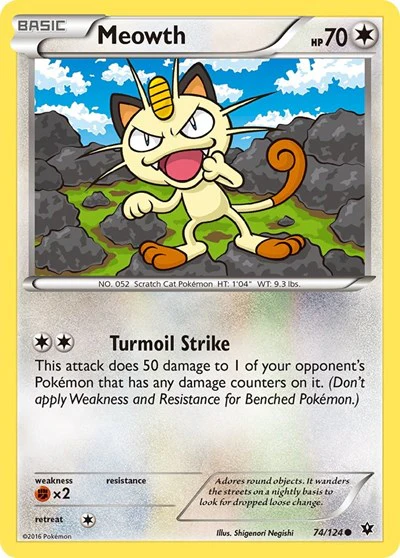 FCO: Meowth (Reverse Holofoil)