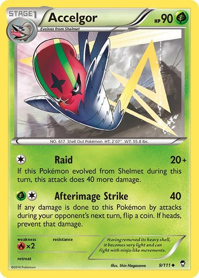 FFI: Accelgor (Reverse Holofoil)