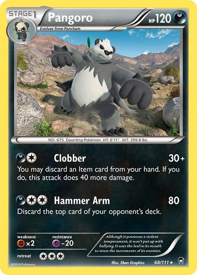 FFI: Pangoro (Reverse Holofoil)