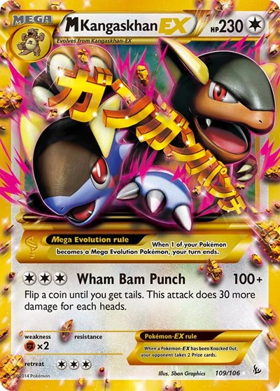 FLF: M Kangaskhan EX (109 Secret Rare) (Holofoil)