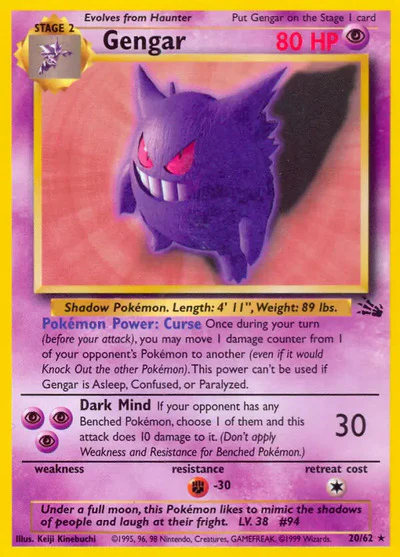 FO: Gengar (20) (Unlimited)