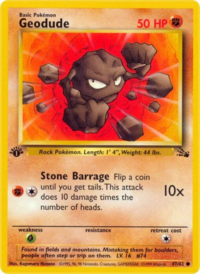 FO: Geodude (1st Edition)