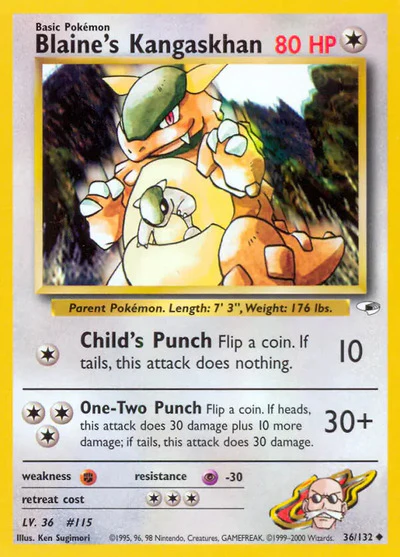 G1: Blaine's Kangaskhan (Unlimited)